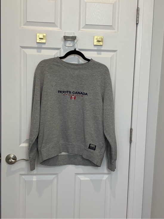 Roots Sweaters - Vintage Roots Canada Gray Crewneck Sweatshirt #1563